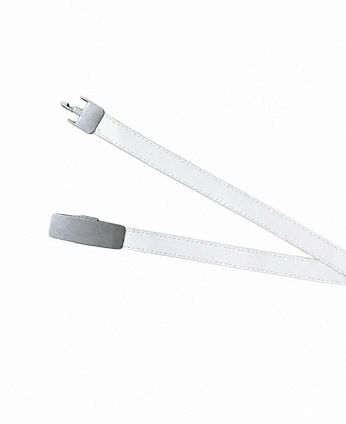 Ремень жен. (Цвет: white)